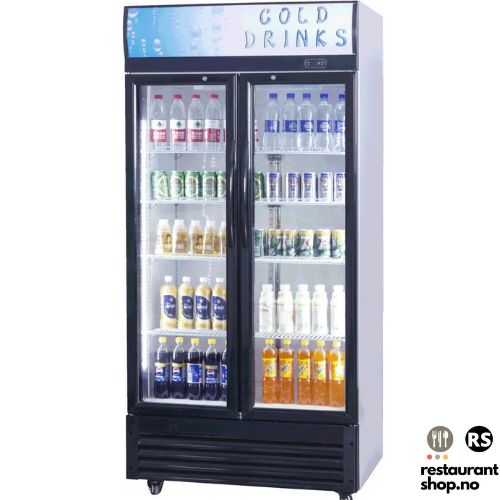 Kjøleskap med glassdører | 630 liter | B925xD695xH1990mm | HORECA | SC630FS | 140483