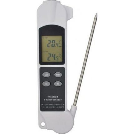 DUO infrarød termometer sonde 5513 | Ekskl. 3V batteri | B151,5xD41xH10mm | Saro Germany | SARFC | 484-1050 | 196551